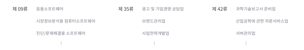 지정상품의 선정
