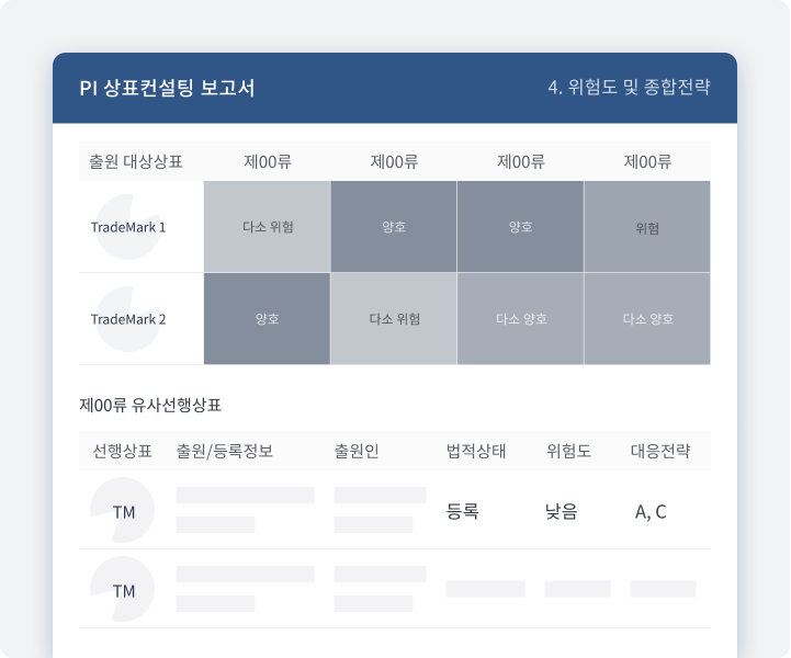 위험도 및 종합전략